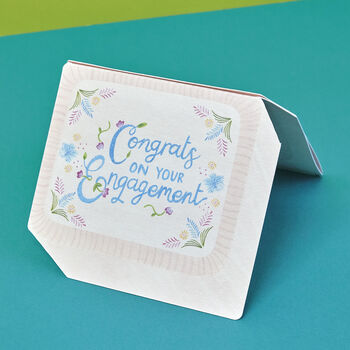 'Congrats On Your Engagement' 3D Pop Out Card, 2 of 3