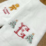 Gingerbread Man Luxury Hand Towels, thumbnail 4 of 5