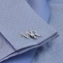 Personalised Men’s Monogram Initial Cufflinks, thumbnail 3 of 5