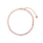 Rose Quartz Beaded Bracelet, thumbnail 2 of 5