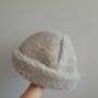 Pure Merino Wool Beanie Hat In Light Grey, thumbnail 5 of 6