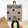 Chunky Personalised Dogs Lead Hook, thumbnail 1 of 3