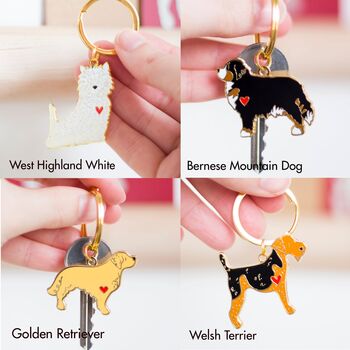 Greatest Dog Dad Father's Day Keyring, 8 of 12
