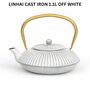 Cast Iron Teapot Linhai 1100ml Steel Fine Mesh Filter, thumbnail 6 of 12