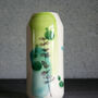 Ceramic Bud Vase With Eucalyptus Leaf Design, thumbnail 3 of 4