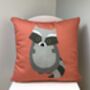 Raccoon Cushion Cover, thumbnail 2 of 3