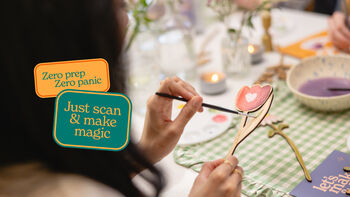 Paint Your Own Wooden Flowers Kit, 6 of 8