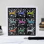 'Zentangle B' Mixed Pack Of Ten Greeting Cards, thumbnail 3 of 10