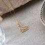 Sterling Silver Ice Skate Necklace, thumbnail 8 of 10