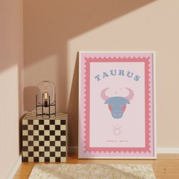 Children's Taurus Zodiac Print, 8 of 8