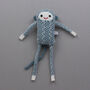 Knitted Lambswool Baby Monkey, thumbnail 5 of 6