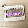 Pig Shaped Knitting Needle Gauge And Stitch Marker Set, thumbnail 4 of 7