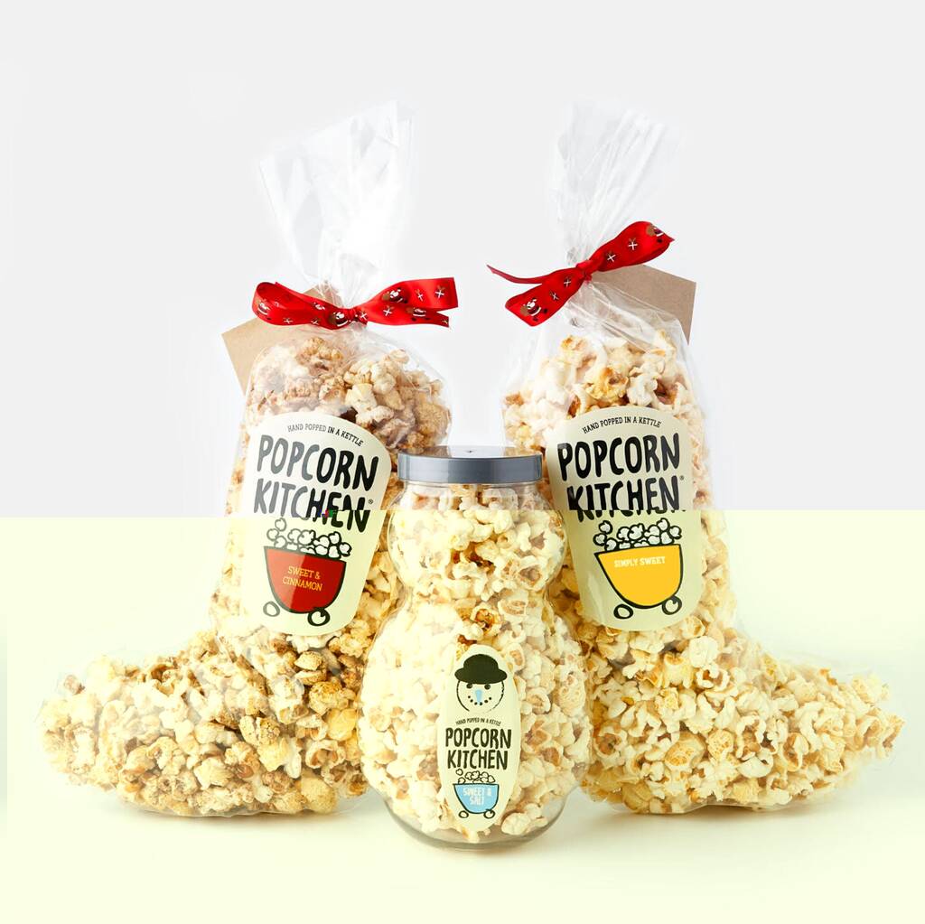 Seasonal Gift Christmas Popcorn Selection