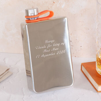 Personalised 8oz Hip Flask, 2 of 3