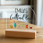 Personalised Cocktail Bar Light Sign, thumbnail 1 of 6