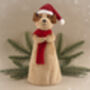 Christmas Tree Topper 'Santa Paws' Dog | Festive Decor | Christmas Decoration | Seasonal, thumbnail 1 of 7