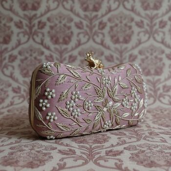 Pink Frog Clasp Clutch, 10 of 12