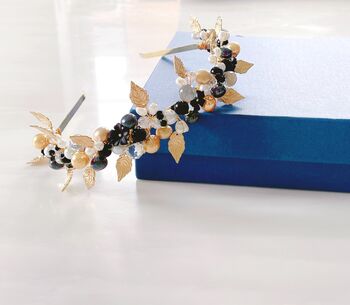 Special Occasion Gold Leaf Headband, 2 of 6