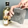 Personalised Leather Effect Birthday Hip Flask, thumbnail 1 of 2