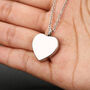 Personalised Sterling Silver Heart Urn Necklace, thumbnail 4 of 9