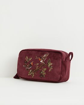 Fable Robin Love Embroidered Pouch, 3 of 5