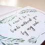 'I Can't Be A Bride Without You' Bridesmaid Card, thumbnail 4 of 4