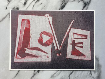 Love Collage Print, 2 of 2