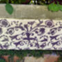 Aged Blue And White Ceramic Rectangular Planter – 40cm, thumbnail 5 of 5