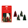 Colourful Folklore Christmas Tree Paper Decorations X Four, thumbnail 2 of 4