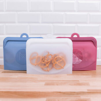 Reusable Silicone Snack Bags, 3 of 12