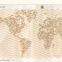 World Map Needlepoint Kit, thumbnail 1 of 8