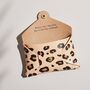 Personalised Leopard Print Leather Card + Coin Purse, thumbnail 2 of 7