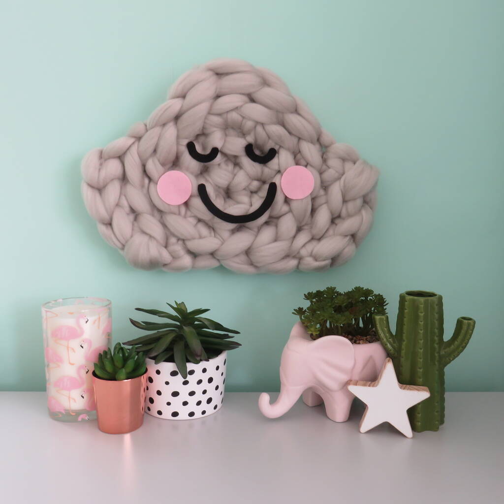 Cloud Nursery Wall Hanging By Tinitastic by Layzee