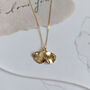 Gold Plated Birth Flower Month Personalised Necklace, thumbnail 6 of 10