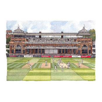 Lord's Cricket Ground Illustration, 3 of 3