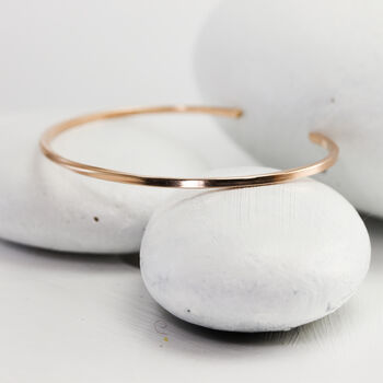 Square Twist Cuff In Rose Gold Filled, 4 of 7