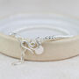 Sterling Silver Mini Rings Bracelet, thumbnail 5 of 6