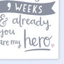 'You Are My Hero' First Father's Day Card, thumbnail 3 of 4