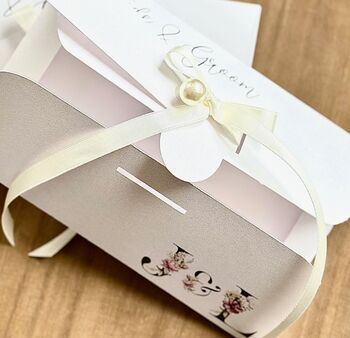 Personalised Wedding Gift Wallet For Money/Card/Voucher, 9 of 12