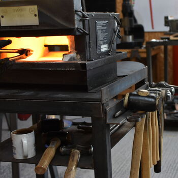 Personalised Iron Keyring Dog Tag Design, Hand Stamped, 7 of 7