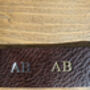 Thick Black Men's Leather Belt Free Personalisation, thumbnail 7 of 8
