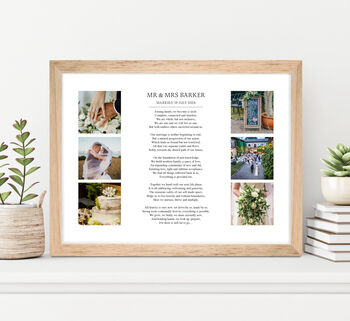 Handmade Use Your Own Photos And Words Personalised Print, 5 of 8