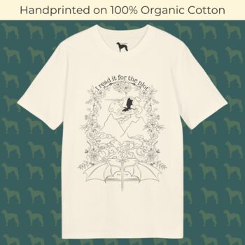 Romantasy Lover Organic Cotton T Shirt, 4 of 12
