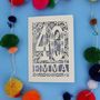 Personalised 40th Birthday Card Papercut Woodland Design, thumbnail 10 of 12
