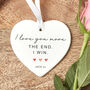 Personalised I Love You More Valentine's Day Gift Idea For Her, thumbnail 1 of 2