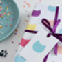 Multicoloured Cat Wrapping Paper, thumbnail 2 of 4