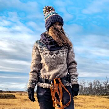 Sami Nordic Knit Hat, 2 of 4