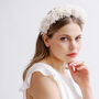 Luna Bridal Dried Flower Crown Wedding Headband, thumbnail 3 of 4