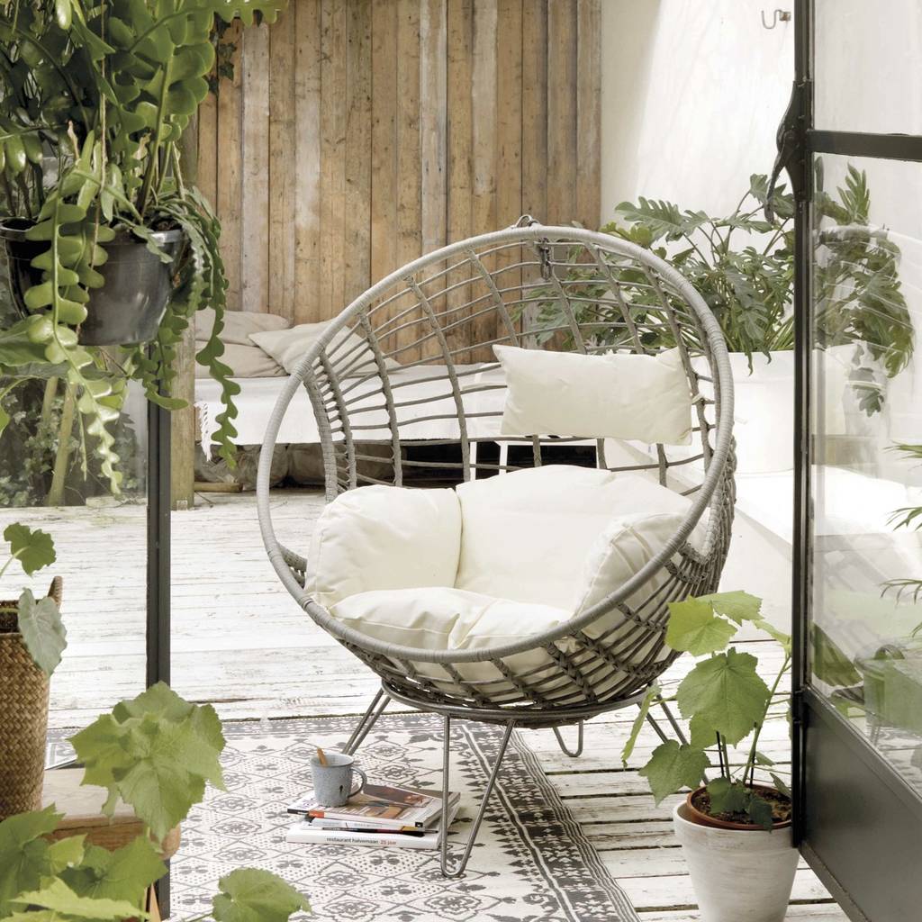 indoor outdoor hanging chair by ella james | notonthehighstreet.com