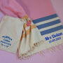 Personalised Cotton Larger Beach And Bath Towel, thumbnail 10 of 12
